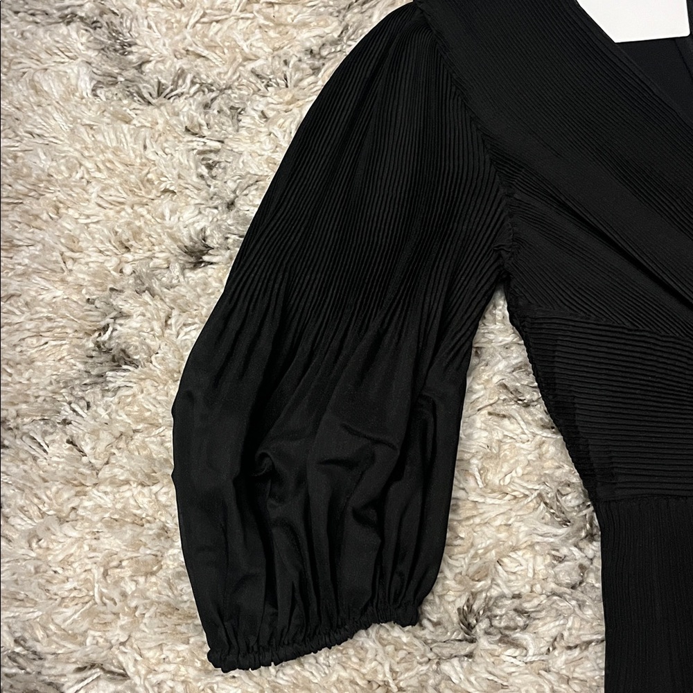 Zimmermann pleated mini dress. Black. Size 0P. US 2P. New with tags. - Picture 9 of 14